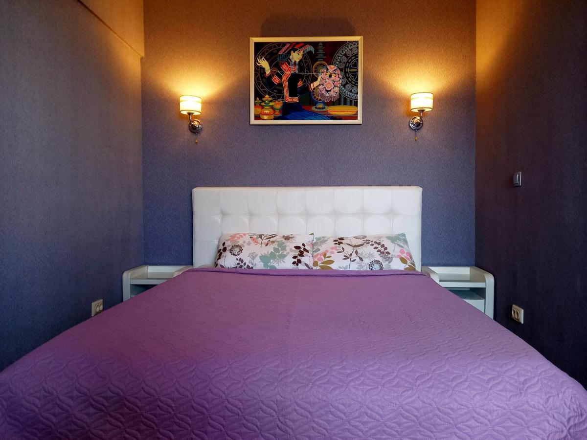 אלמטי "Картина Горных Вершин" Квартира- "Mountain View" Apartment מראה חיצוני תמונה